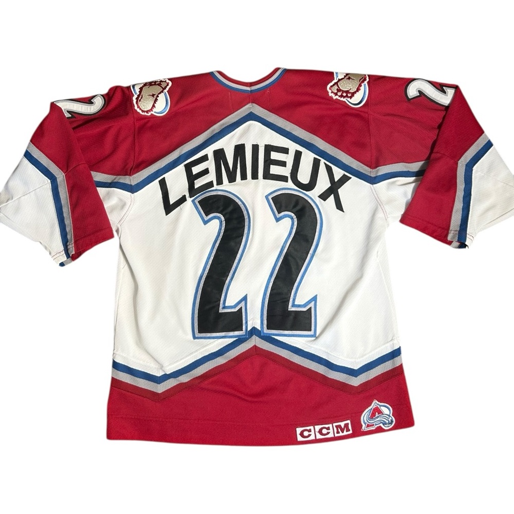 Vintage Claude Lemieux #22 CCM Colorado Avalanche Jersey L